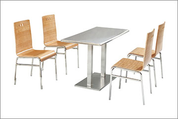 学校家具-餐厅家具系列-餐桌椅-010
